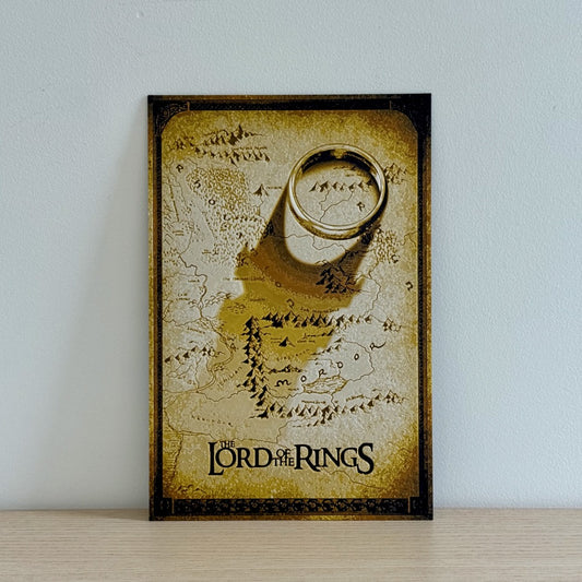 Arte de Pared “El Señor de los Anillos” Impreso en 3D — Sombra del Anillo Único, Torre de Sauron, Mapa de la Tierra Media — Decoración Fantástica de Tolkien